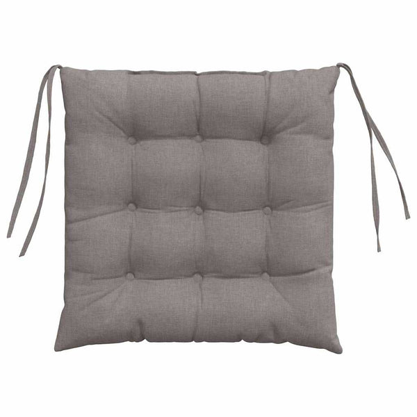Sitzkissen 4er Set Taupe 40x40 cm