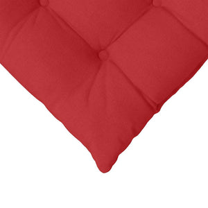 Sitzkissen 4er Set Rot 40x40 cm