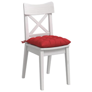 Sitzkissen 4er Set Rot 40x40 cm