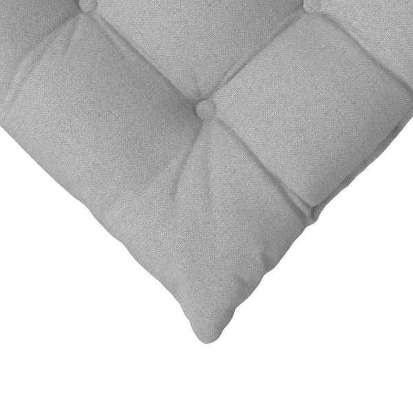 Sitzkissen 4er Set Wolkengrau 40x40 cm