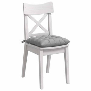 Sitzkissen 4er Set Wolkengrau 40x40 cm