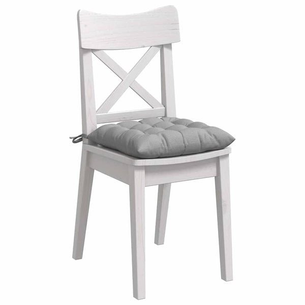 Sitzkissen 4er Set Wolkengrau 40x40 cm