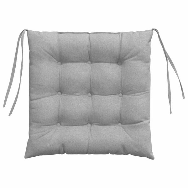 Sitzkissen 4er Set Wolkengrau 40x40 cm