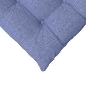 Sitzkissen 4er Set Jeans Blau 40x40