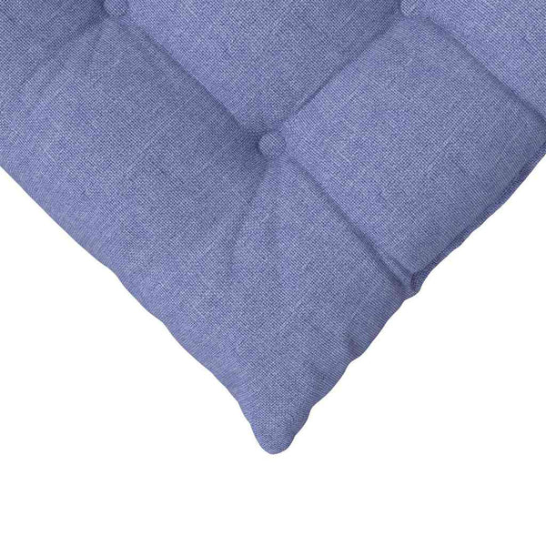 Sitzkissen 4er Set Jeans Blau 40x40