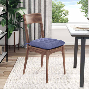 Sitzkissen 4er Set Jeans Blau 40x40
