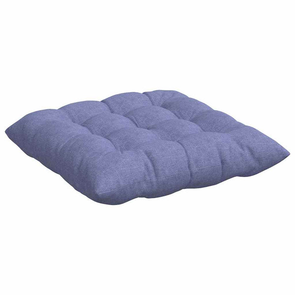 Sitzkissen 4er Set Jeans Blau 40x40