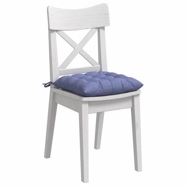 Sitzkissen 4er Set Jeans Blau 40x40