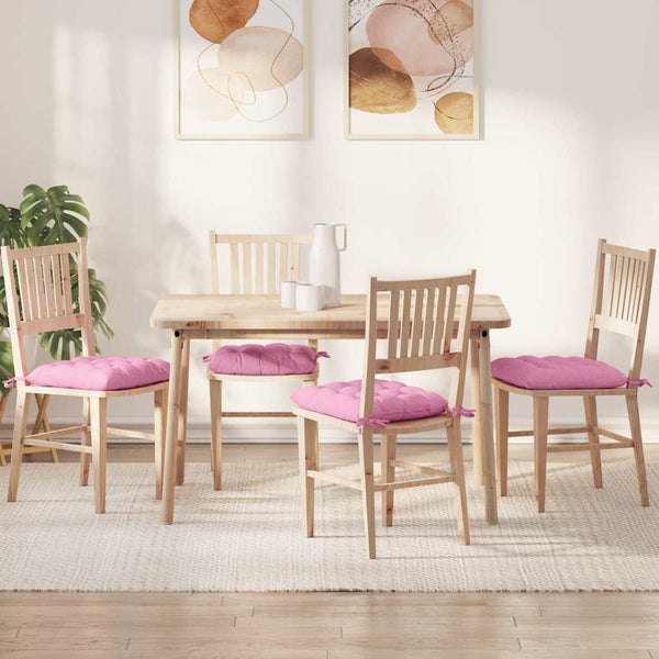 Sitzkissen 4er-Set Rosa 40x40 cm