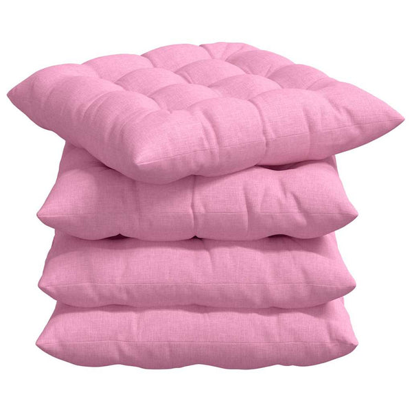 Sitzkissen 4er-Set Rosa 40x40 cm