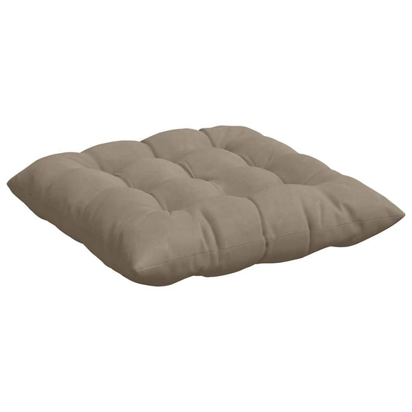 Sitzkissen 4er Set Taupe Mikrofaser 40x40