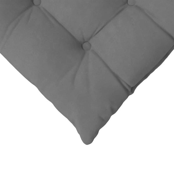 Sitzkissen Dunkelgrau Mikrofaser 4er-Set
