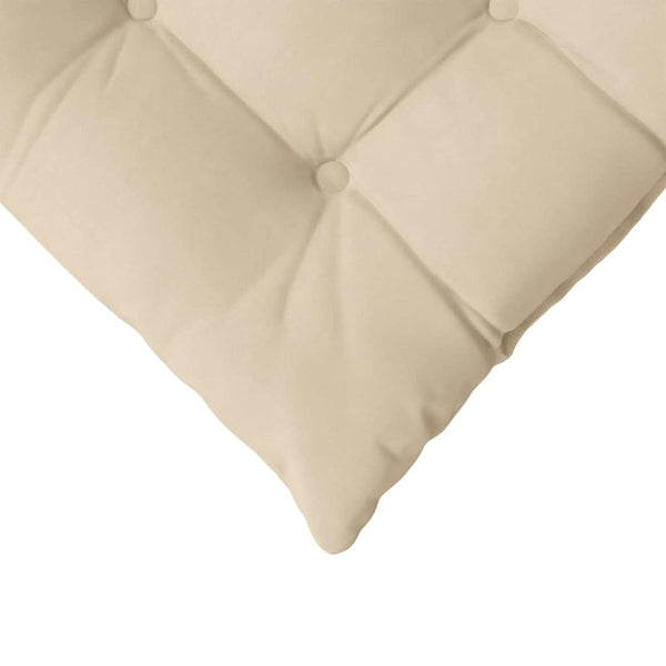 Sitzkissen Creme 4er-Set Mikrofaser 40x40