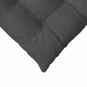 Sitzkissen 4er Set Dunkelgrau Cord