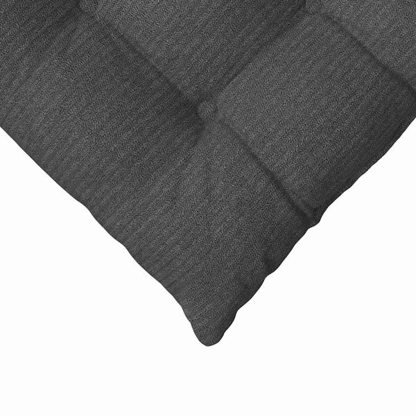 Sitzkissen 4er Set Dunkelgrau Cord