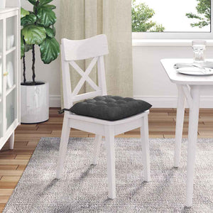 Sitzkissen 4er Set Dunkelgrau Cord