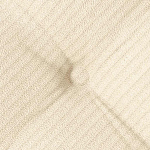 Sitzkissen 4er Set Creme Cordstoff 40x40