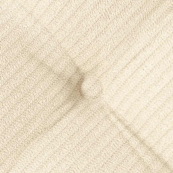 Sitzkissen 4er Set Creme Cordstoff 40x40