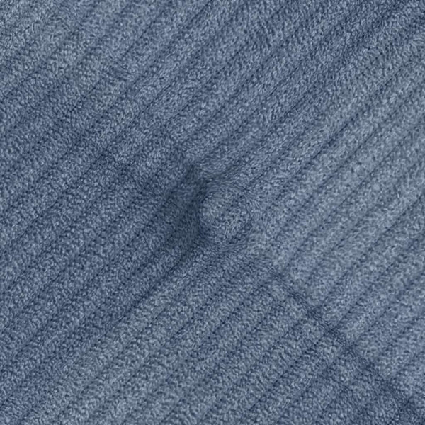Sitzkissen 4er-Set Blau Cord 40x40 cm