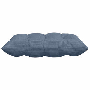 Sitzkissen 4er-Set Blau Cord 40x40 cm