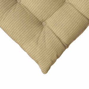 Sitzkissen 4er Set Grau-Grün Cord