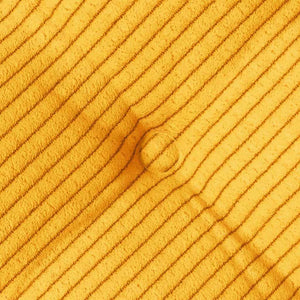 Sitzkissen Gelb Cord 40x40 cm 4er-Set
