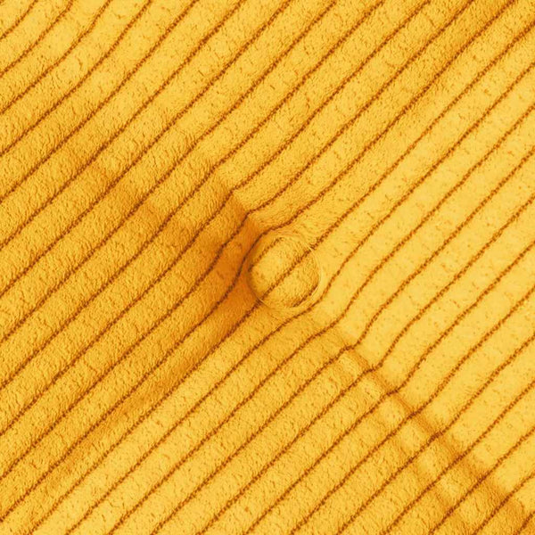 Sitzkissen Gelb Cord 40x40 cm 4er-Set