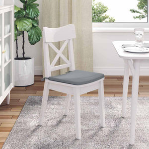 Sitzkissen 4er Set Hellgrau 40x40 cm