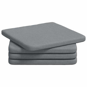 Sitzkissen 4er Set Hellgrau 40x40 cm