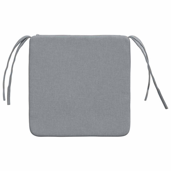 Sitzkissen 4er Set Hellgrau 40x40 cm