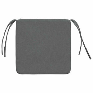 Sitzkissen 4er-Set Dunkelgrau 40x40 cm