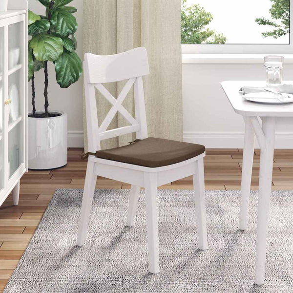 Sitzkissen Braun 4er Set 40x40 cm