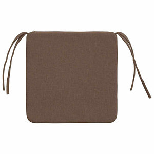 Sitzkissen Braun 4er Set 40x40 cm