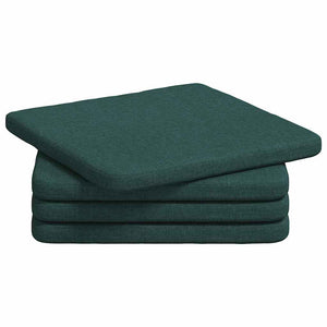 Sitzkissen Dunkelgrün 4er Set 40x40 cm