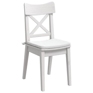 Sitzkissen 4er Set Weiß 40x40 cm