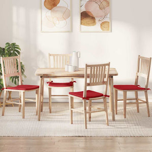 Rote Sitzkissen 4er Set 40x40 cm