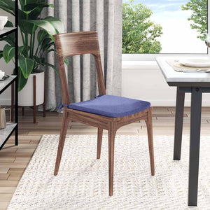 Jeans blaue Sitzkissen, 4er-Set