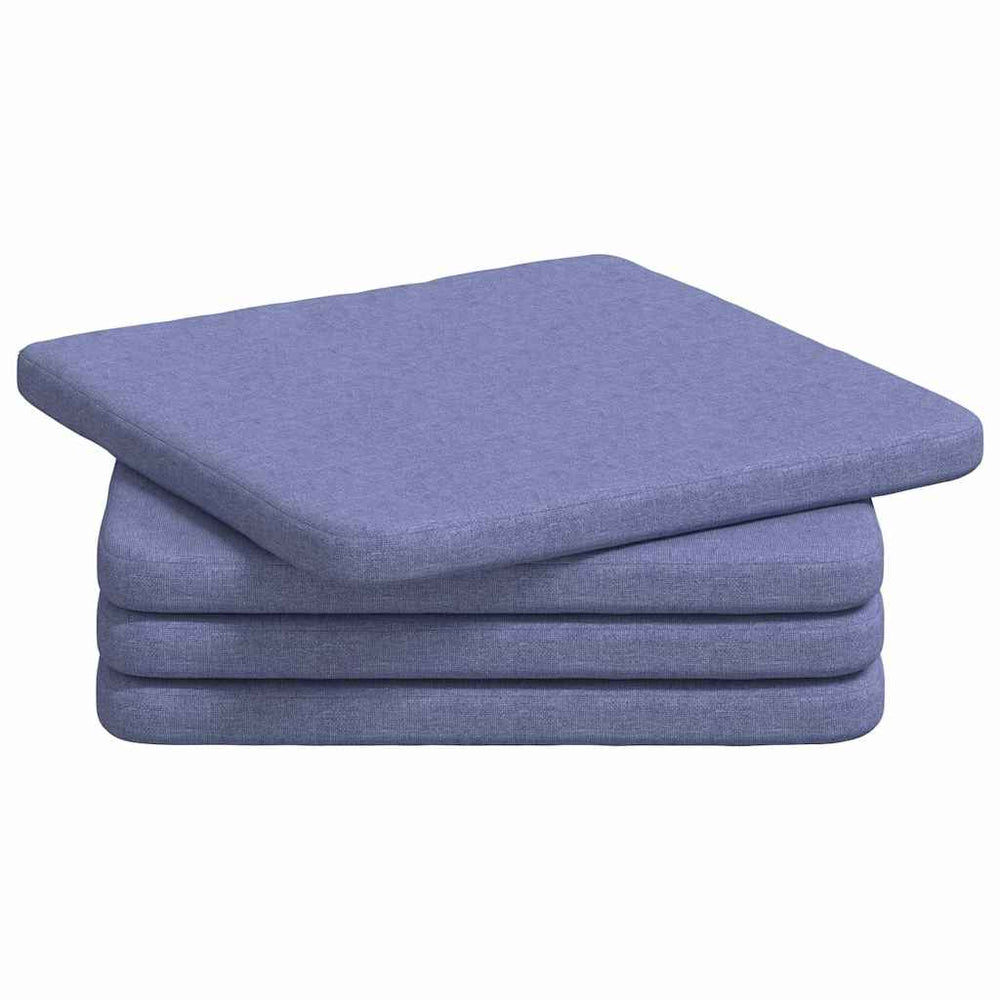 Jeans blaue Sitzkissen, 4er-Set