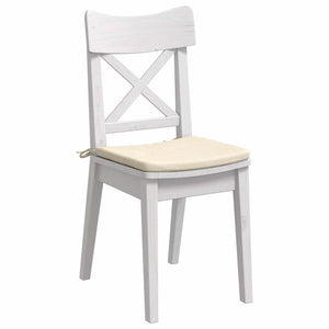 Sitzkissen 4er Set Creme Cord 40x40 cm