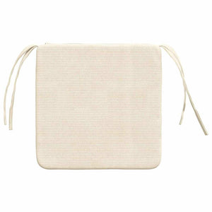 Sitzkissen 4er Set Creme Cord 40x40 cm