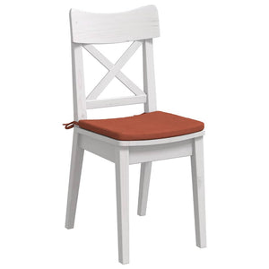 Sitzkissen 4er Set Rot-Orange Cord