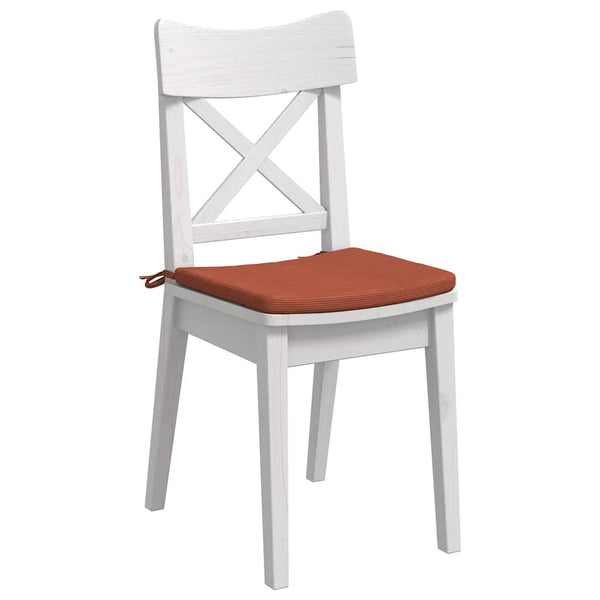 Sitzkissen 4er Set Rot-Orange Cord
