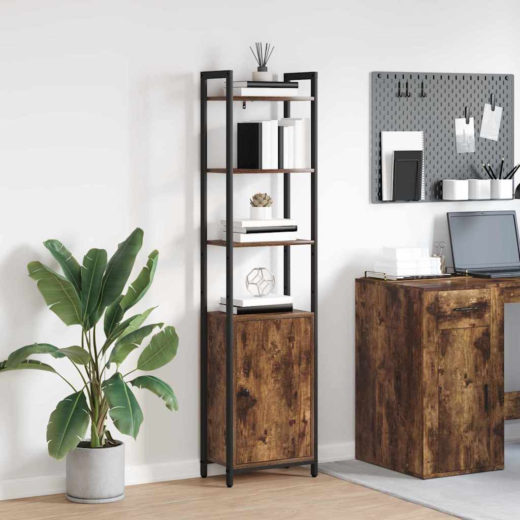 Bücherregal Geräucherte Eiche 161 cm Hoch