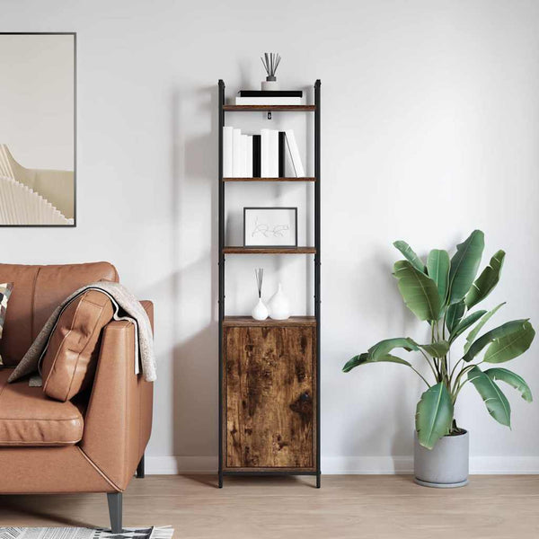 Bücherregal Geräucherte Eiche 161 cm Hoch