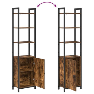 Bücherregal Geräucherte Eiche 161 cm Hoch