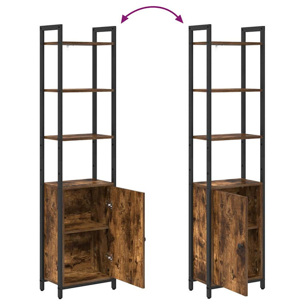 Bücherregal Geräucherte Eiche 161 cm Hoch