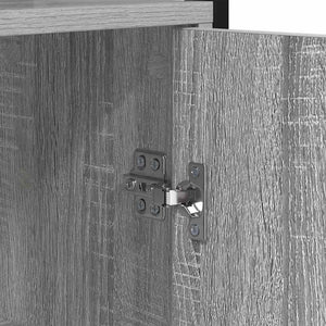 Bücherregal Grau Sonoma 40x24x161 cm