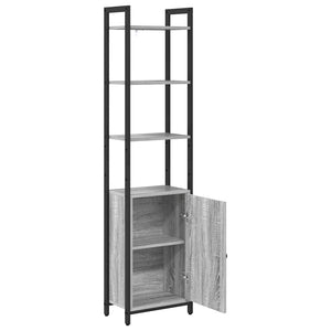Bücherregal Grau Sonoma 40x24x161 cm