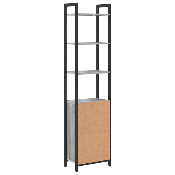 Bücherregal Grau Sonoma 40x24x161 cm