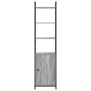 Bücherregal Grau Sonoma 40x24x161 cm